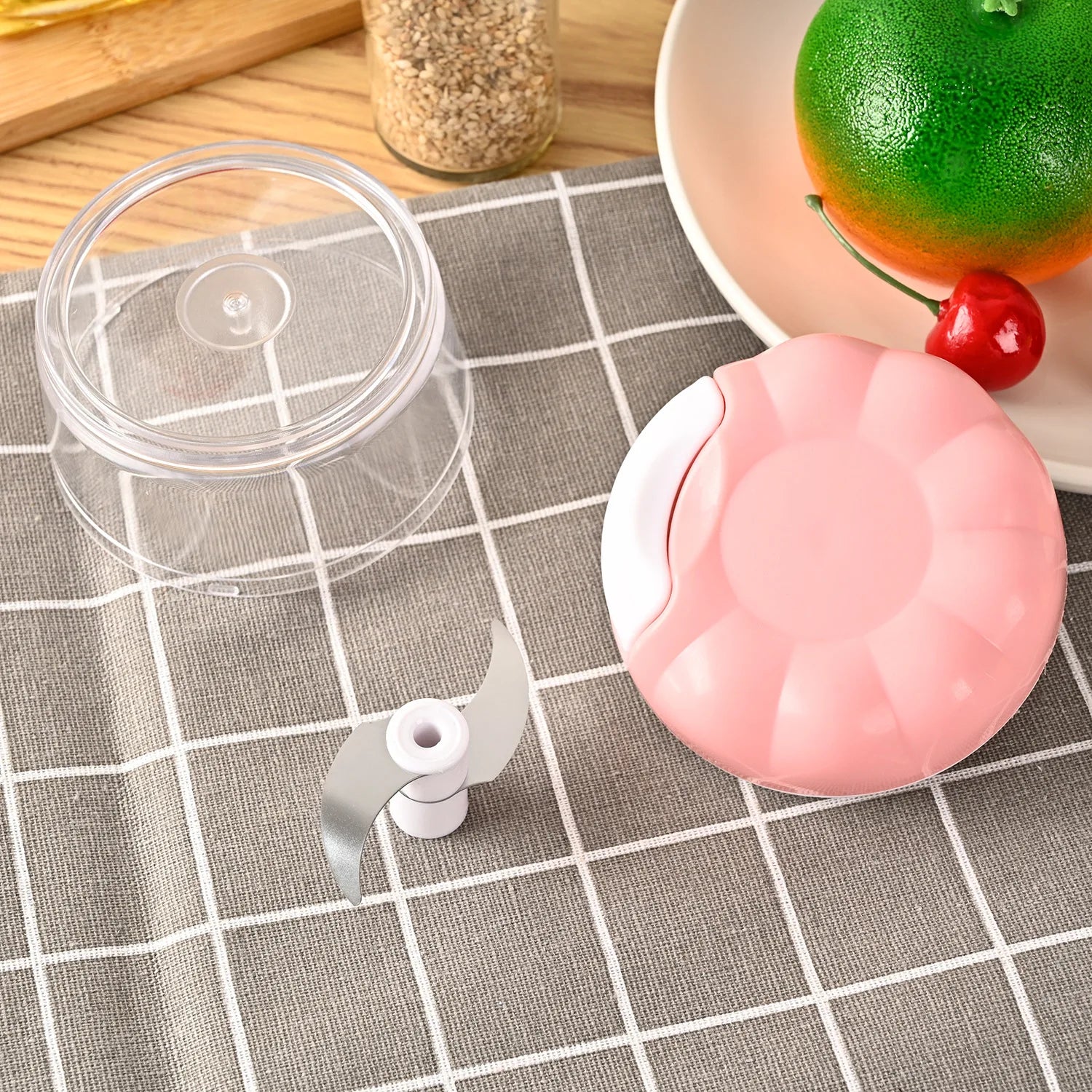 1Pc New Pink Kitchen Mini Home Mashed Potato Mixer