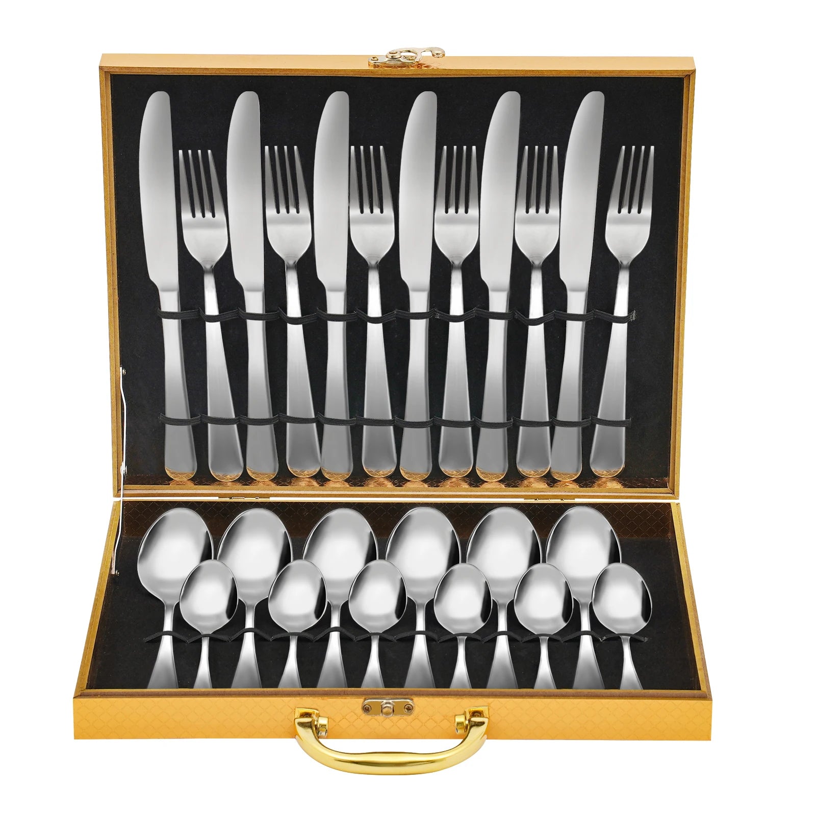 24Pcs/90Pcs Flatware Set Stainless Steel