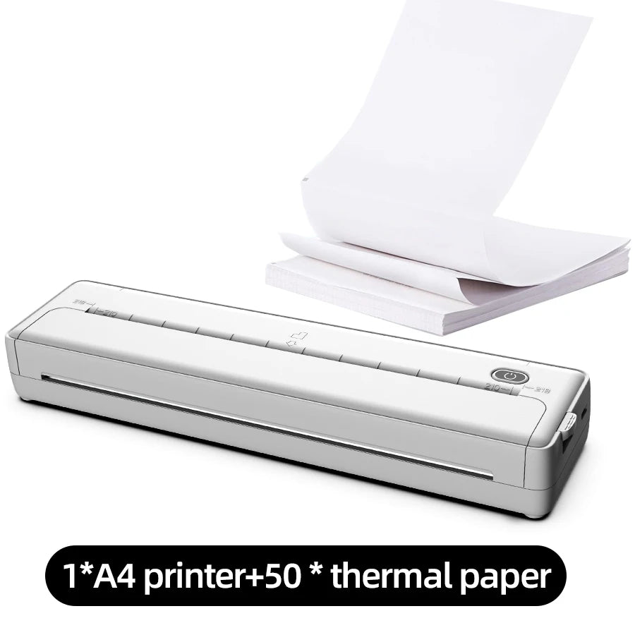 A4 Portable Printer, Lightweight And Compact
