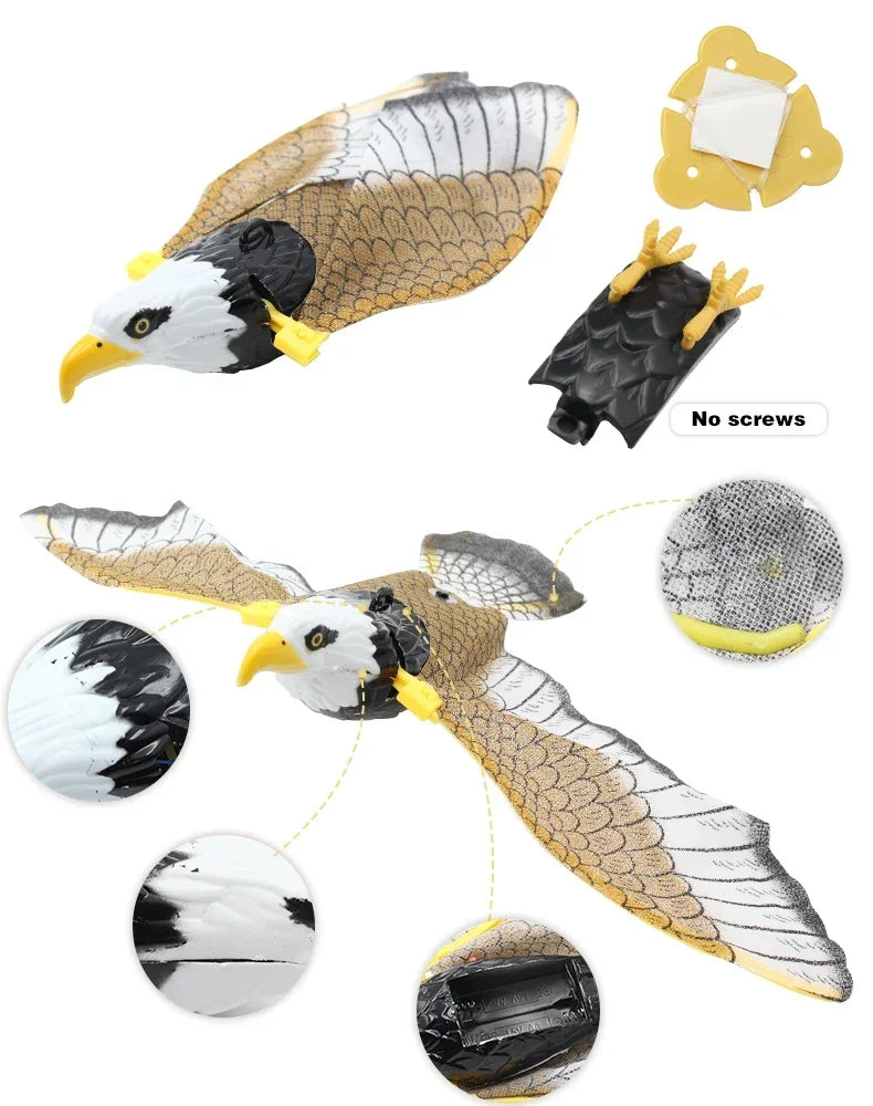 Electric Hanging Eagle Flying Bird Cat Teasering Toy