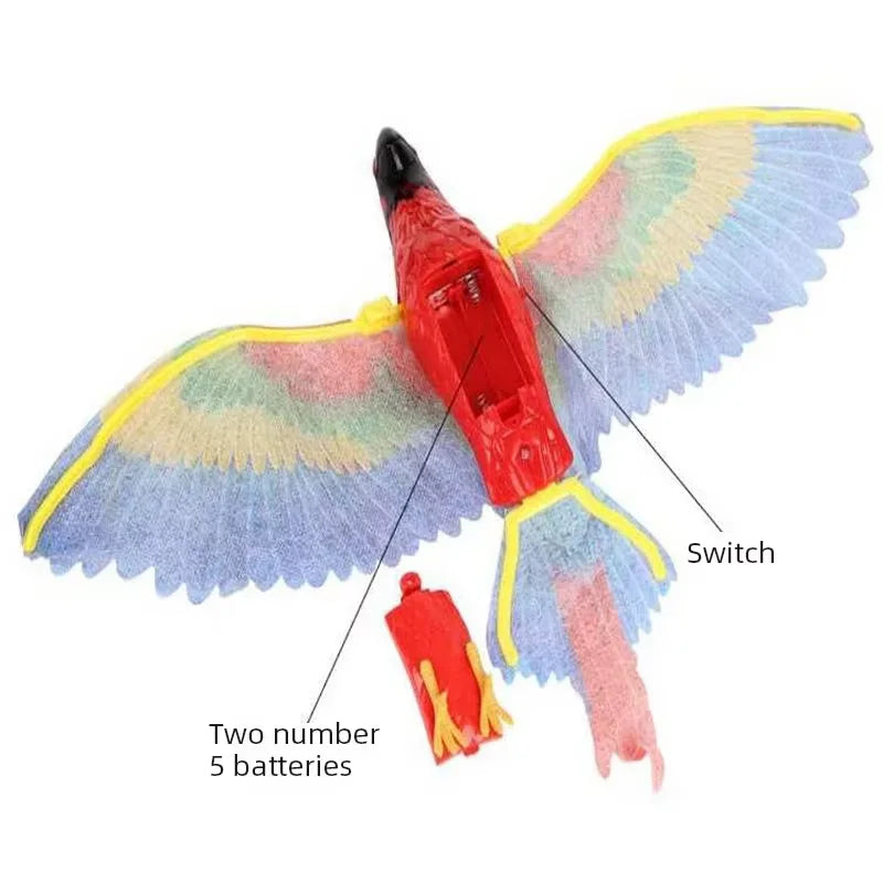 Silent Electric Parrot Toy for Cats