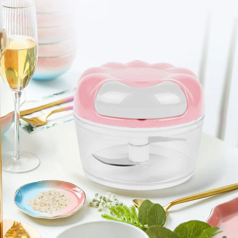 1Pc New Pink Kitchen Mini Home Mashed Potato Mixer