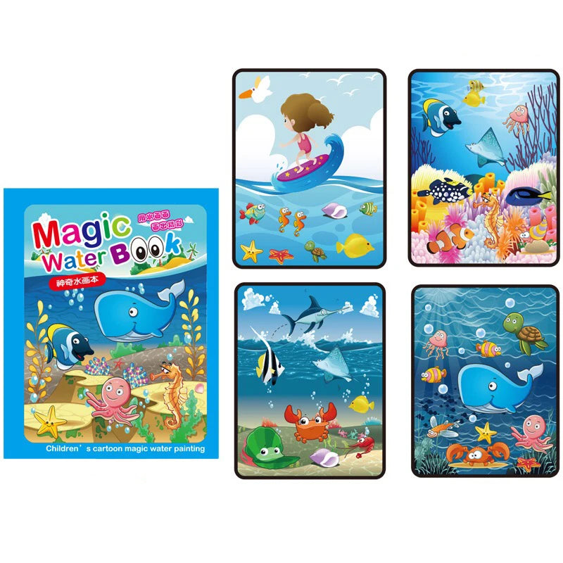 Kids Magic Water Drawing Books