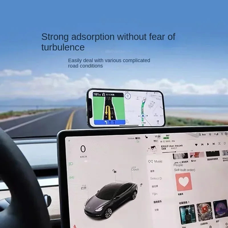 Magnetic Car Phone Holder for Tesla