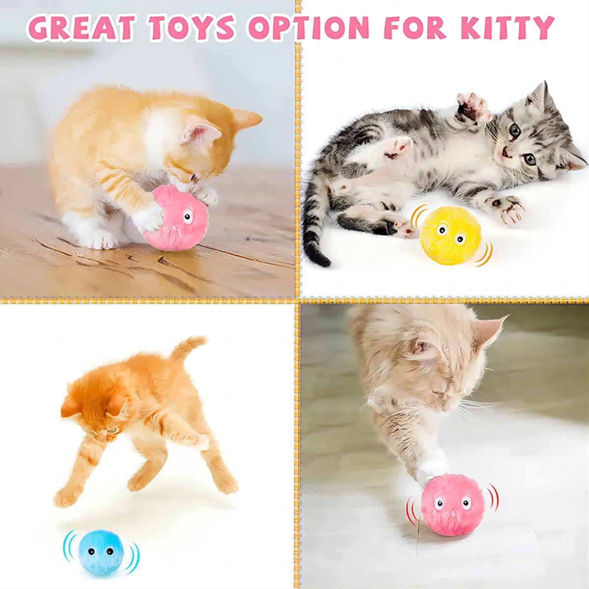 Cat Toy Smart Interactive Ball