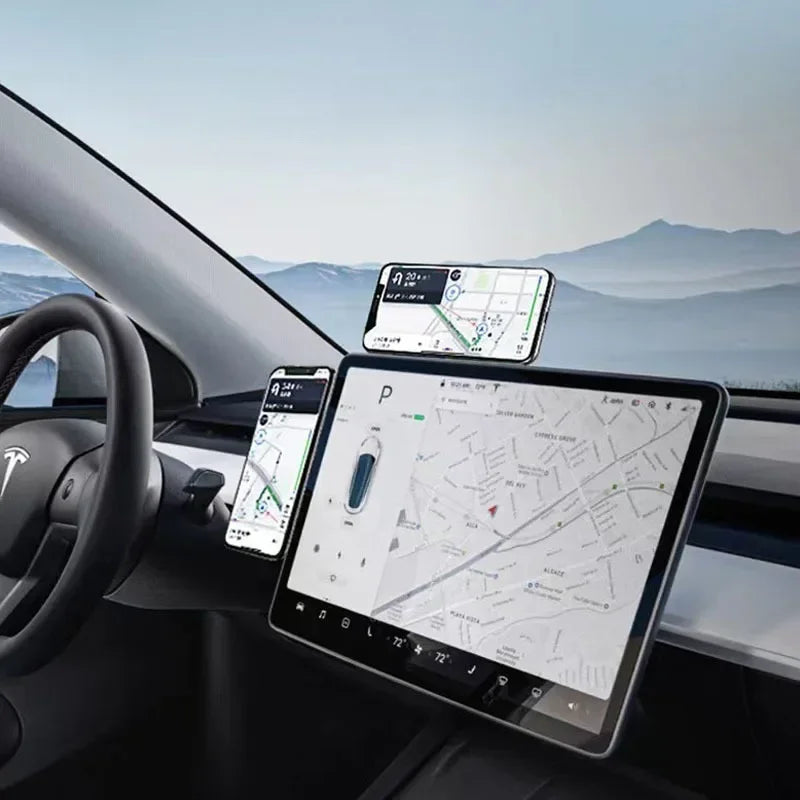 Magnetic Car Phone Holder for Tesla