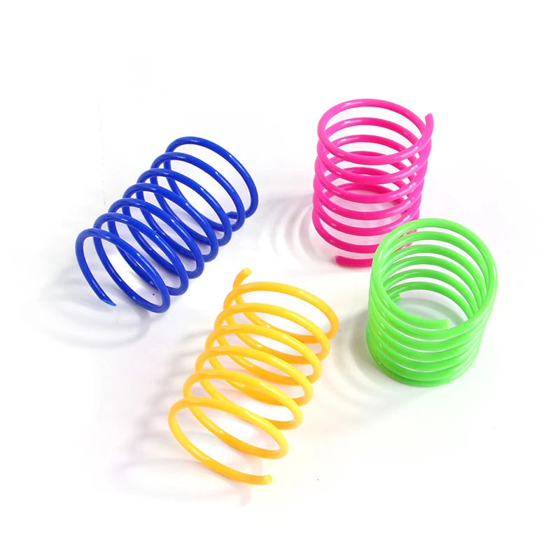 Wide Durable Heavy Gauge Cat Spring Toy