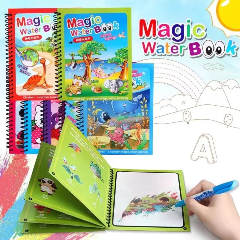 Kids Magic Water Drawing Books