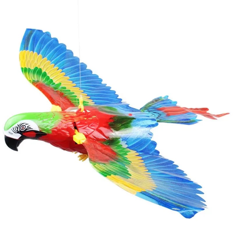 Silent Electric Parrot Toy for Cats