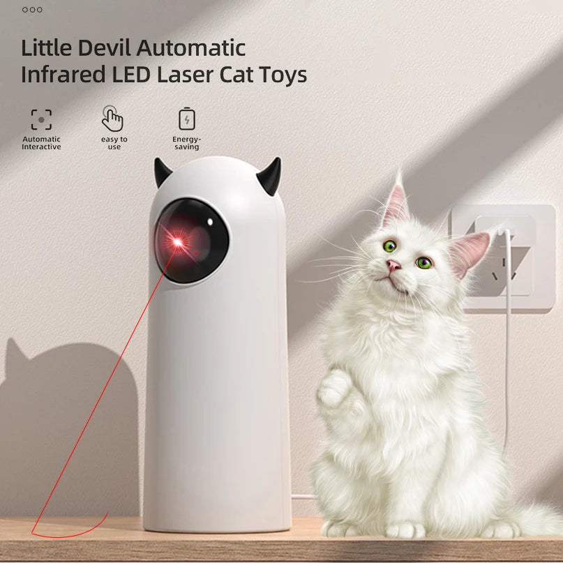 LED Laser Cat Toy Interactive Smart Teasing Pet Handheld