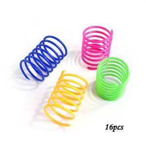 Wide Durable Heavy Gauge Cat Spring Toy
