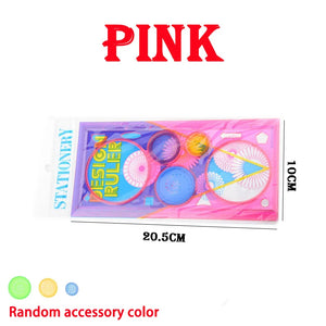 Geometry Spirograph Drawing Stencils Set