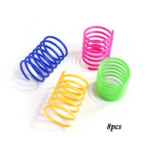 Wide Durable Heavy Gauge Cat Spring Toy